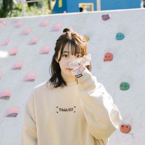 ロゴステッカー [クリーム×バーガンディ]