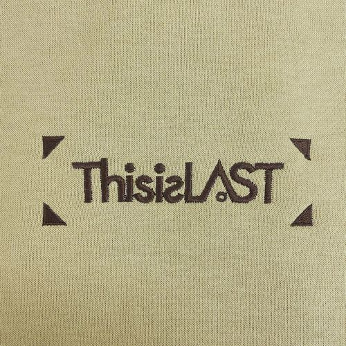 刺繍ロゴスウェット [ベージュ]