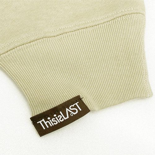 刺繍ロゴスウェット [ベージュ]