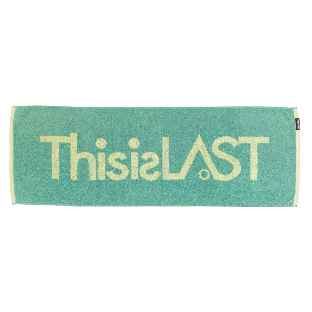 ロゴジャガードタオル [ミントグリーン×パステルグリーン]