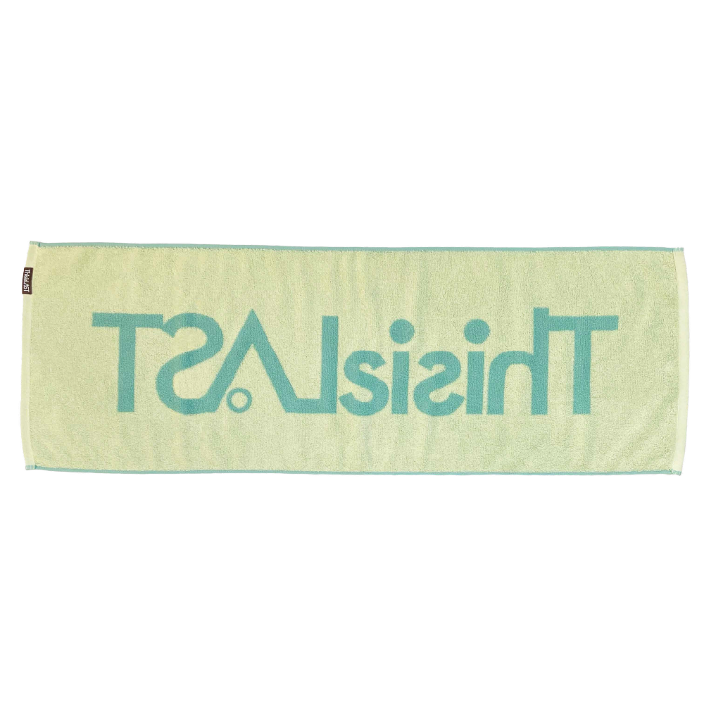 ロゴジャガードタオル [ミントグリーン×パステルグリーン]
