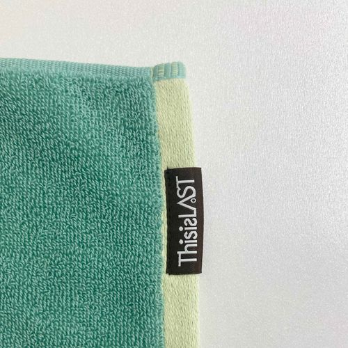 ロゴジャガードタオル [ミントグリーン×パステルグリーン]