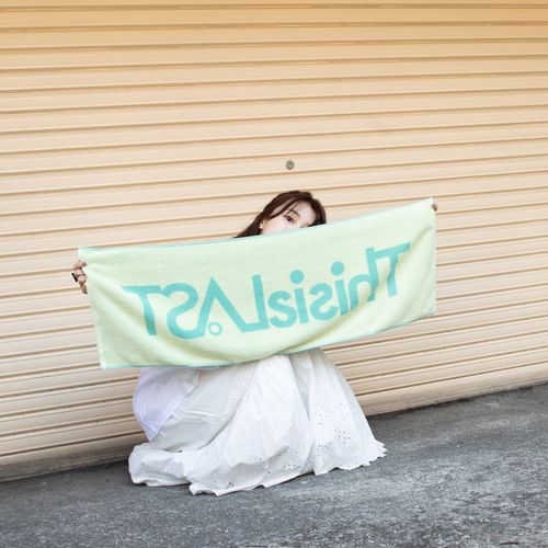 ロゴジャガードタオル [ミントグリーン×パステルグリーン]