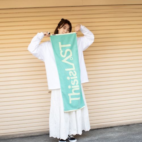 ロゴジャガードタオル [ミントグリーン×パステルグリーン]