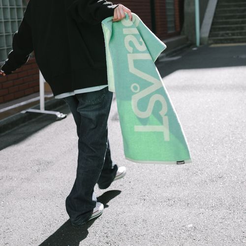 ロゴジャガードタオル [ミントグリーン×パステルグリーン]