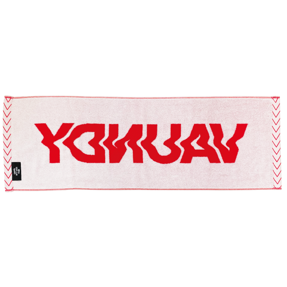 Logo Jacquard Towel [Red×White]