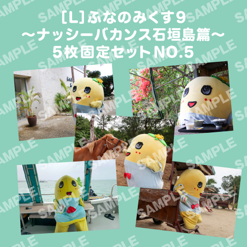 ふなのみくす9 ～ナッシーバカンス石垣島篇～ L版5枚セットNO.5
