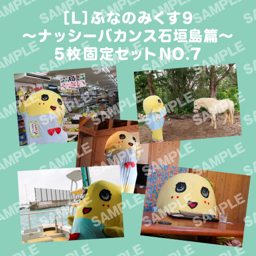 ふなのみくす9 ～ナッシーバカンス石垣島篇～ L版5枚セットNO.7