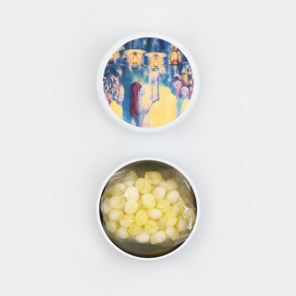 「幻燈展」缶入りキャンディ〈幻燈〉