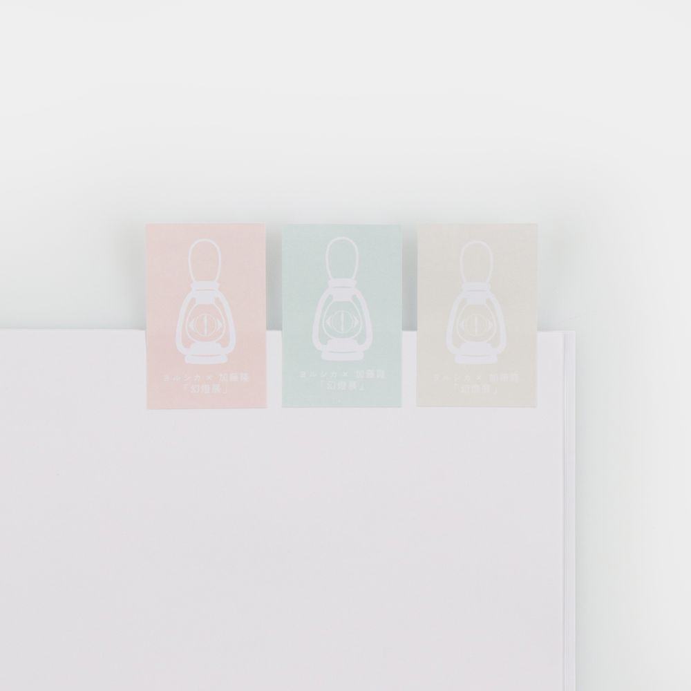 「幻燈展」マッチ箱付箋〈靴の花火〉