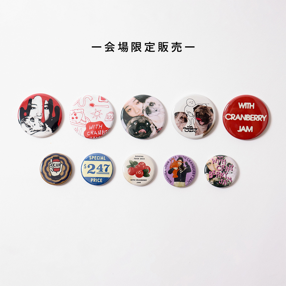 【会場限定ガチャ】jam badge（全10種・大小ランダム2個セット）