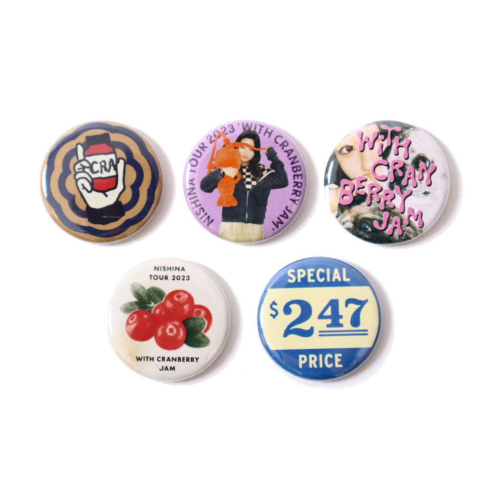 【会場限定ガチャ】jam badge（全10種・大小ランダム2個セット）