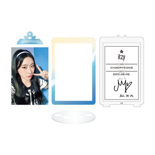 JYP JAPAN POPUP STORE 2023 ITZY OFFICIAL GOODS フォトカードスタンド【CHAERYEONG】