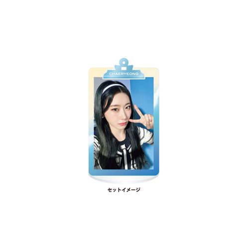 JYP JAPAN POPUP STORE 2023 ITZY OFFICIAL GOODS フォトカードスタンド【CHAERYEONG】