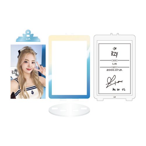 JYP JAPAN POPUP STORE 2023 ITZY OFFICIAL GOODS フォトカードスタンド【LIA】