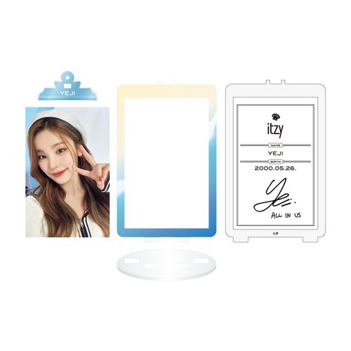 JYP JAPAN POPUP STORE 2023 ITZY OFFICIAL GOODS フォトカードスタンド 【YEJI】