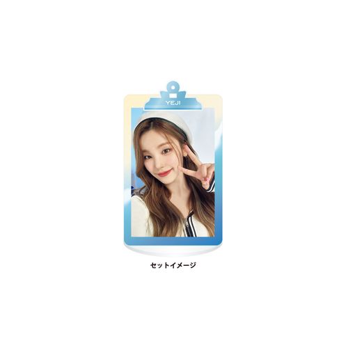 JYP JAPAN POPUP STORE 2023 ITZY OFFICIAL GOODS フォトカードスタンド 【YEJI】