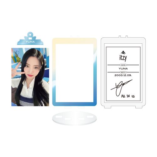 JYP JAPAN POPUP STORE 2023 ITZY OFFICIAL GOODS フォトカードスタンド【YUNA】