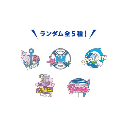 JYP JAPAN POPUP STORE 2023 ITZY OFFICIAL GOODS ランダムピンバッチ