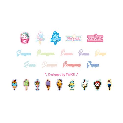 フレークシールセット(23枚入り)