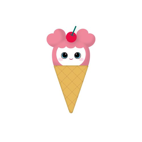 BABY LOVELYS アイスぬいぐるみバッチ【Baby MOVELY】