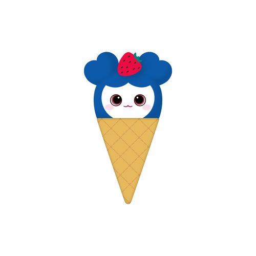 BABY LOVELYS アイスぬいぐるみバッチ【Baby TZUVELY】