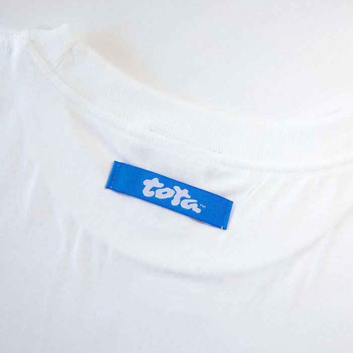 【とた】Logo T-shirts "Blue" [White]