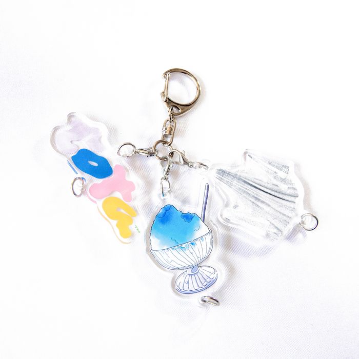 【とた】Acrylic Keyholder "Rain Rain Go Away!"