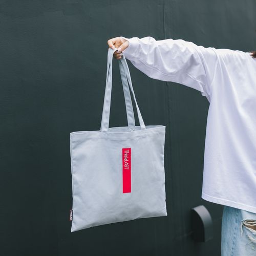 ロゴトートバッグ [アイスグレー]