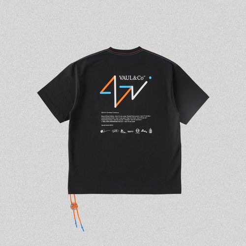 《47L x Vaundy》VAUL&Co T-SHIRT [Black]