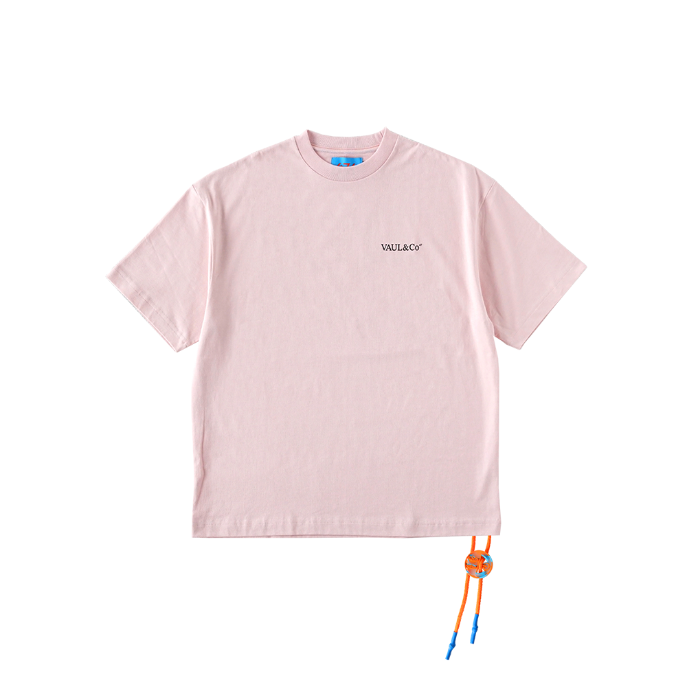 【VAWS limited】《47L x Vaundy》VAUL&Co T-SHIRT [Smoky Pink]