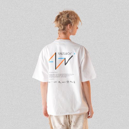 《47L x Vaundy》VAUL&Co T-SHIRT [White]
