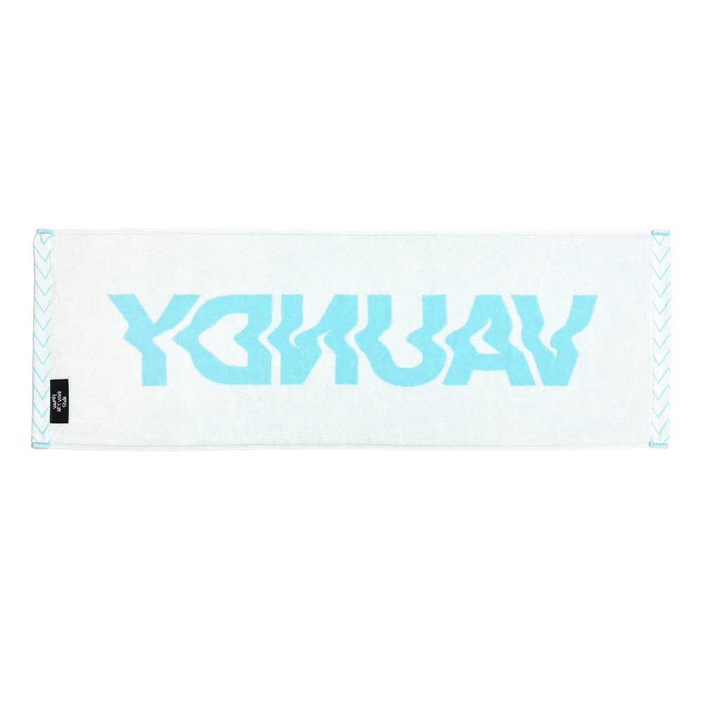 Logo Jacquard Towel［Pale blue×White］