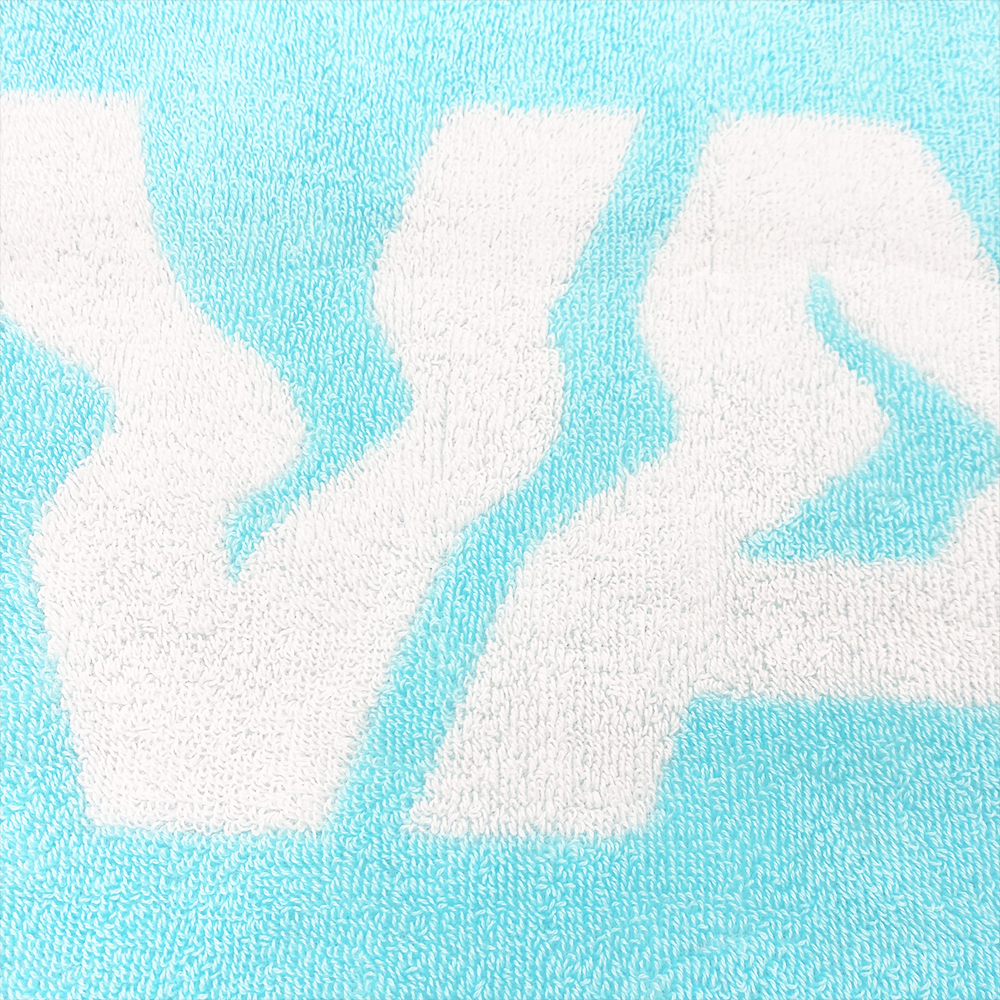 Logo Jacquard Towel［Pale blue×White］