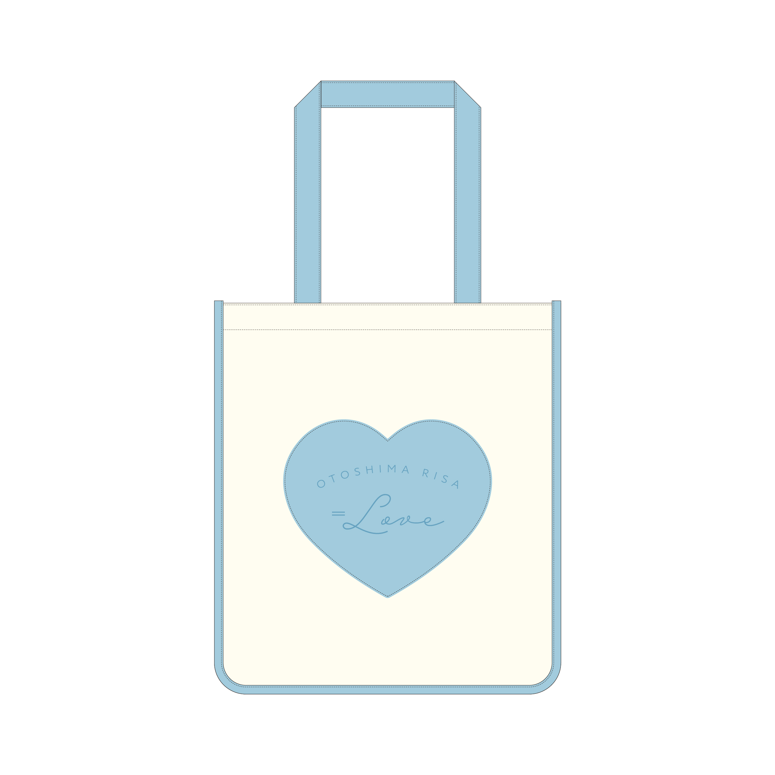 【FC限定】＝LOVE 個別スクエアトートバッグ