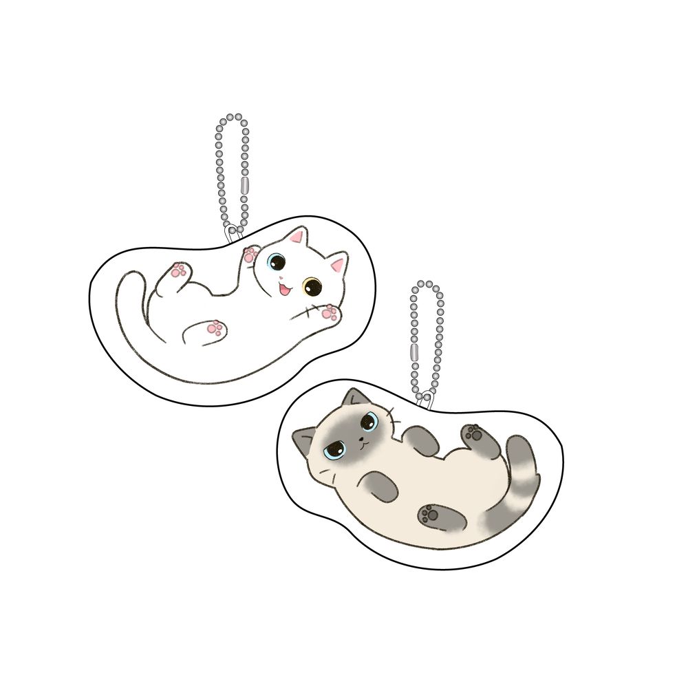 とろろ&つらら もちもちキーホルダー