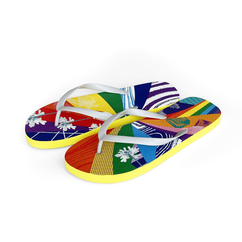 【one room限定】虹色のサンダル