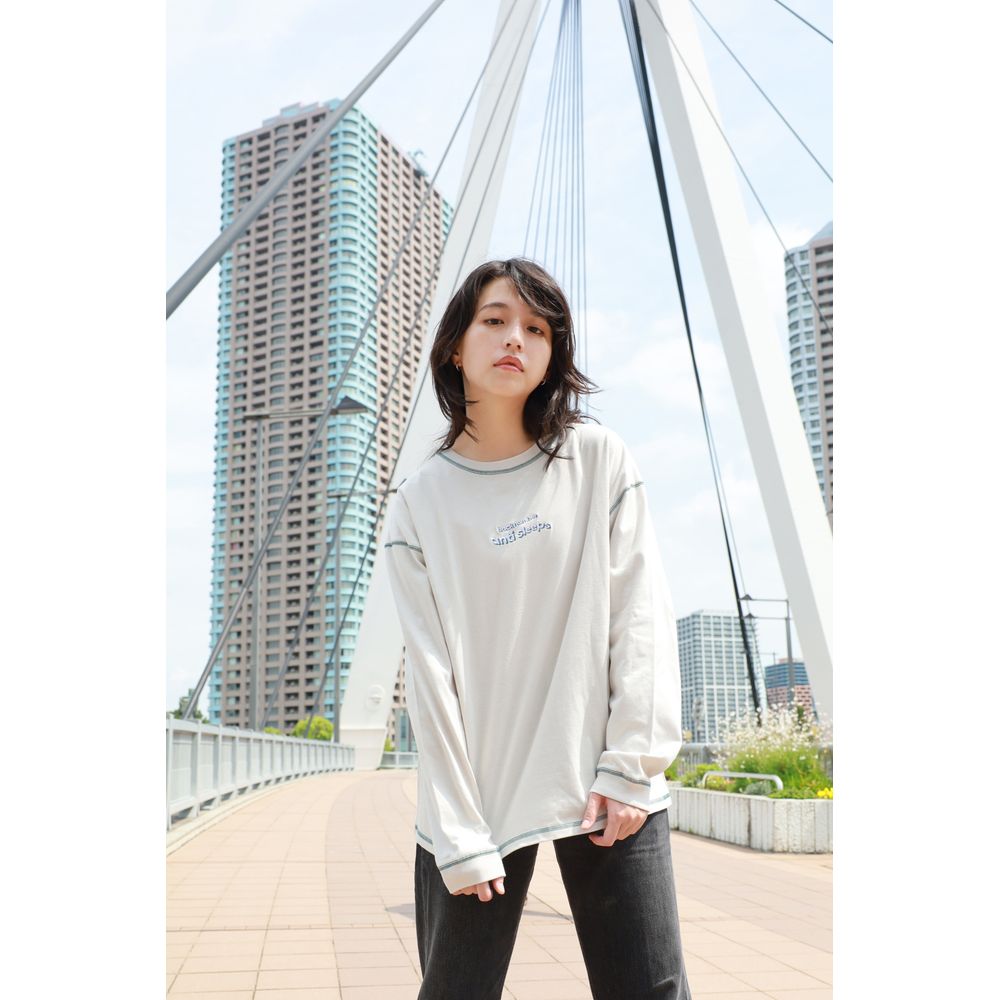 anti sleeps メローステッチロンT