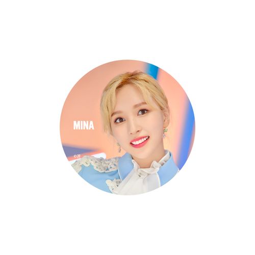 TWICE JAPAN 6th SINGLE「Fanfare」リリース記念グッズ 缶バッチ【MINA】