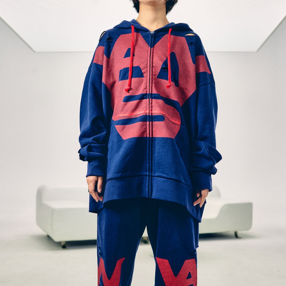 商品詳細ページ | Vaundy ONLINE STORE | VAWS Logo Hoodie [Navy]