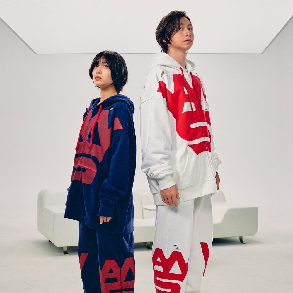 VAWS Logo Sweat Pants [White]