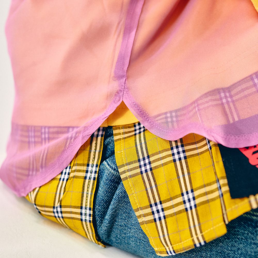 【VAWS ONLINE limited】Layered T-shirt "little punk" [Yellow]