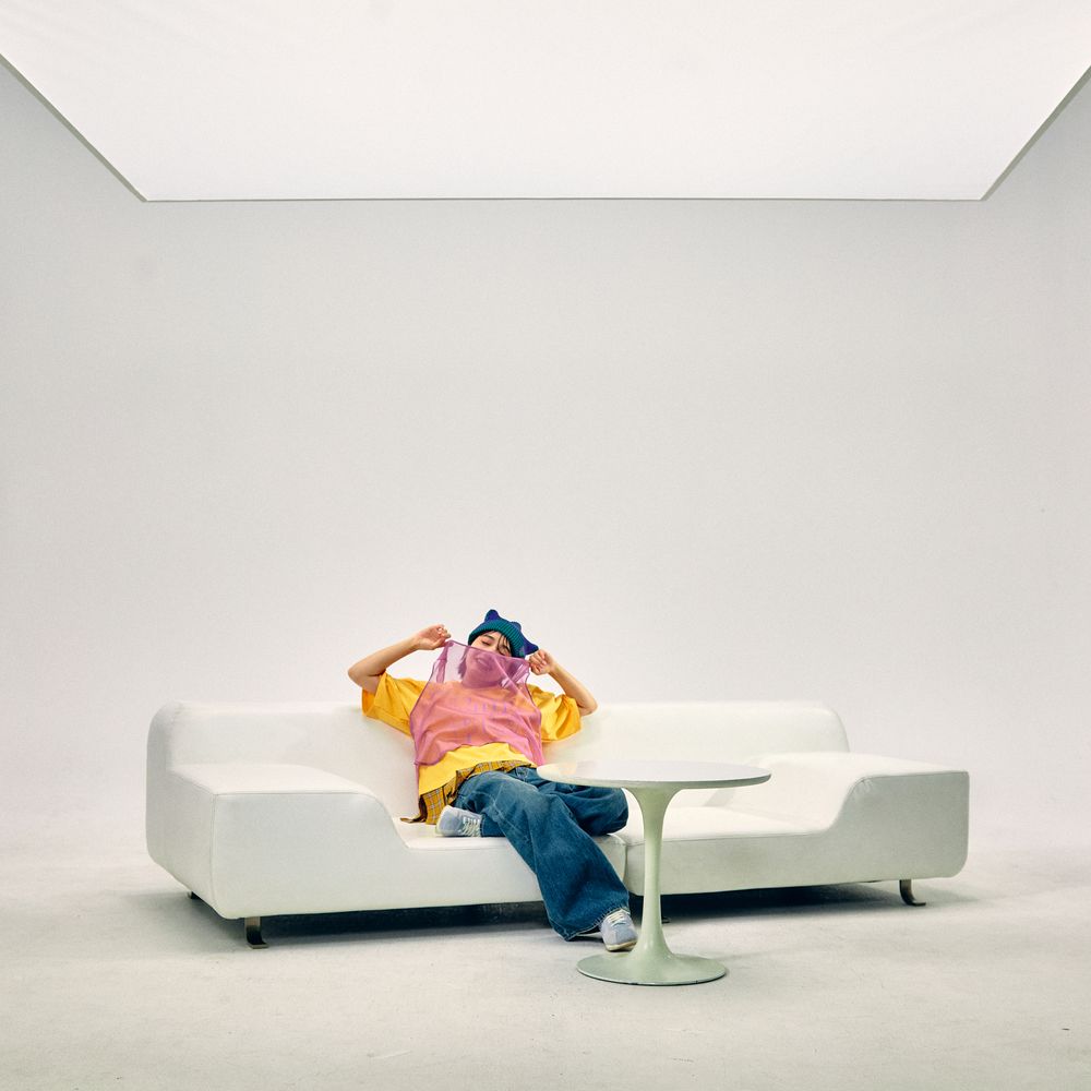 【VAWS ONLINE limited】Layered T-shirt "little punk" [Yellow]