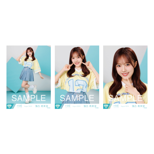 生写真セット（メンバーカラーユニフォームTシャツ）