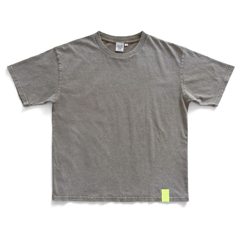 ダメージウォッシュドTシャツ　KHA