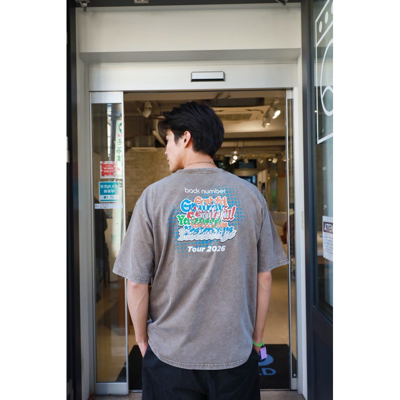 ダメージウォッシュドTシャツ　KHA