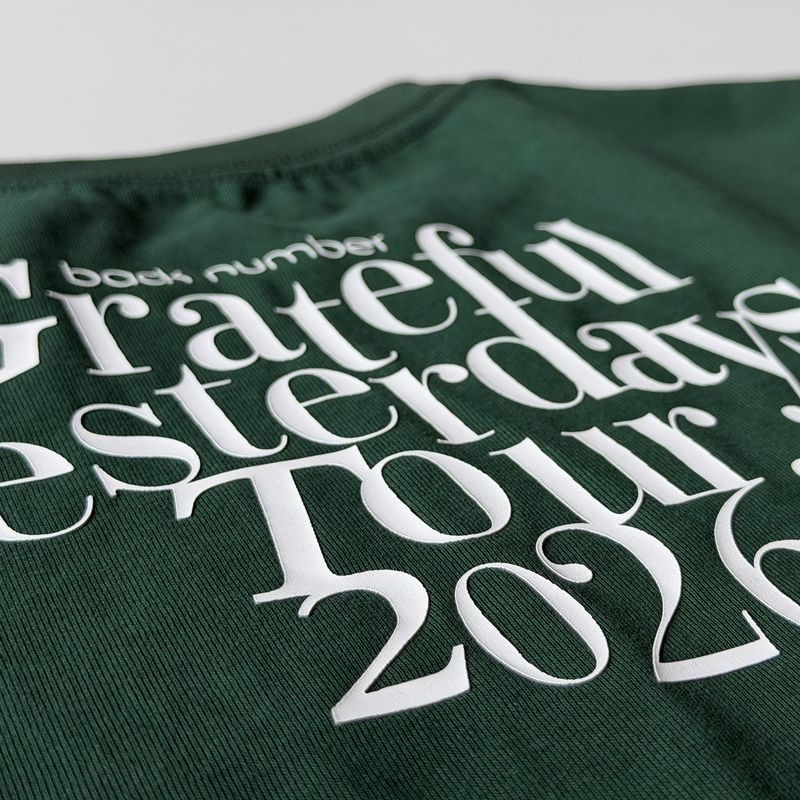 Grateful Yesterdays Tour 2026 ロゴTシャツ　D.GRN