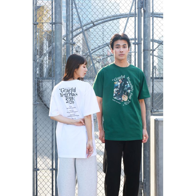 Grateful Yesterdays Tour 2026 ロゴTシャツ　WHT