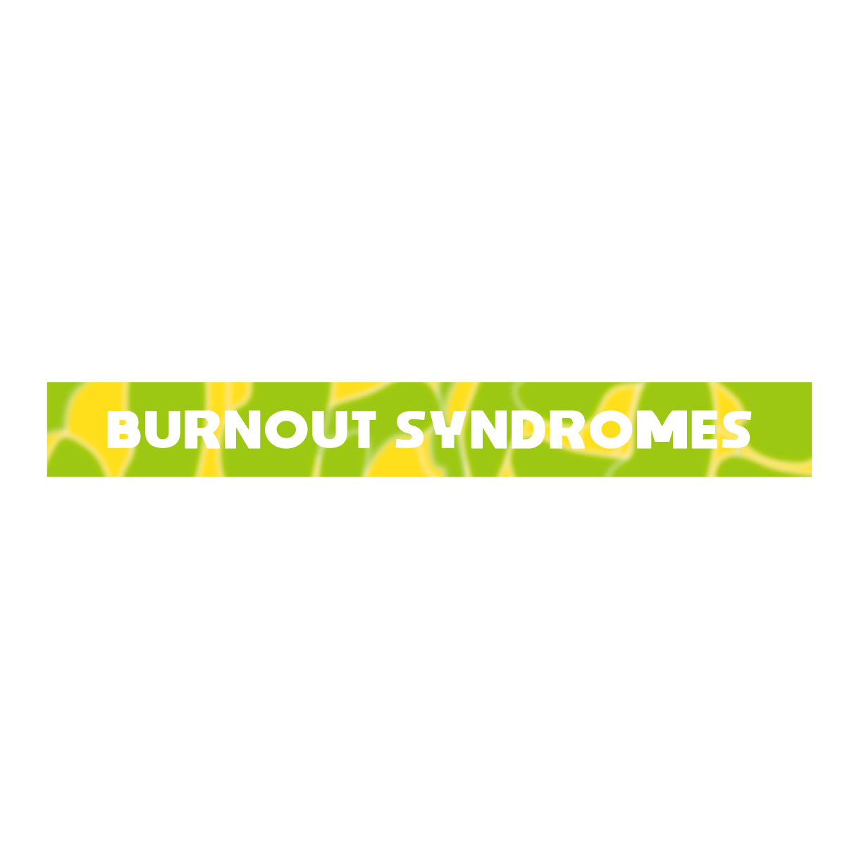 【BURNOUT SYNDROMES】ROCKET ラバーバンド/ライムグリーン×イエロー