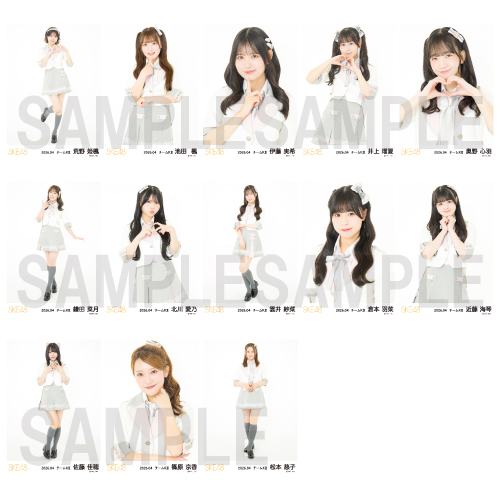 2026年4月度 チーム別ランダム生写真セット(チームKII)